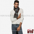 Fringe Kashmir Tartan Plaid Scarf